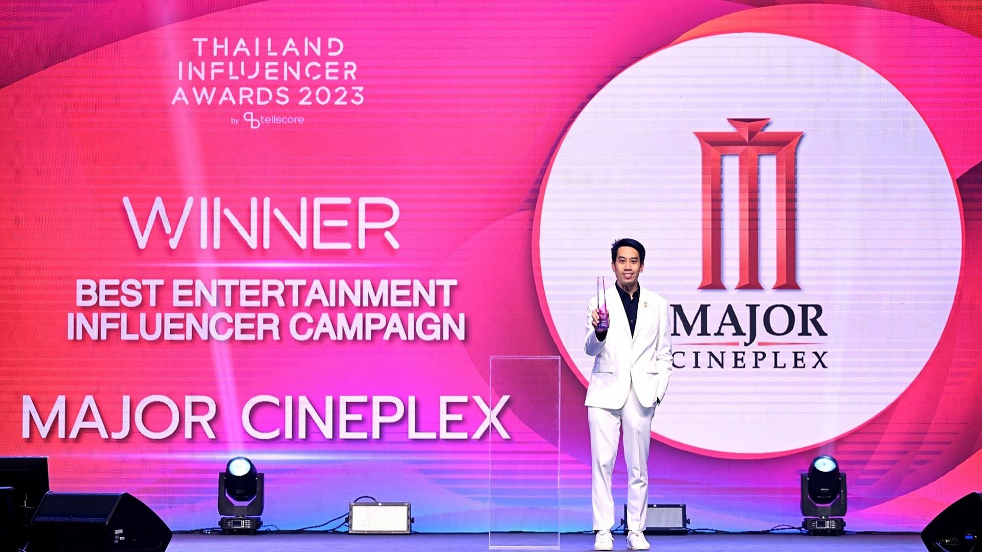 เมเจอร์ ซีนีเพล็กซ์ คว้ารางวัลอันดับ 1 Best Entertainment Influencer Campaign จากเวที Thailand Influencer Awards 2023