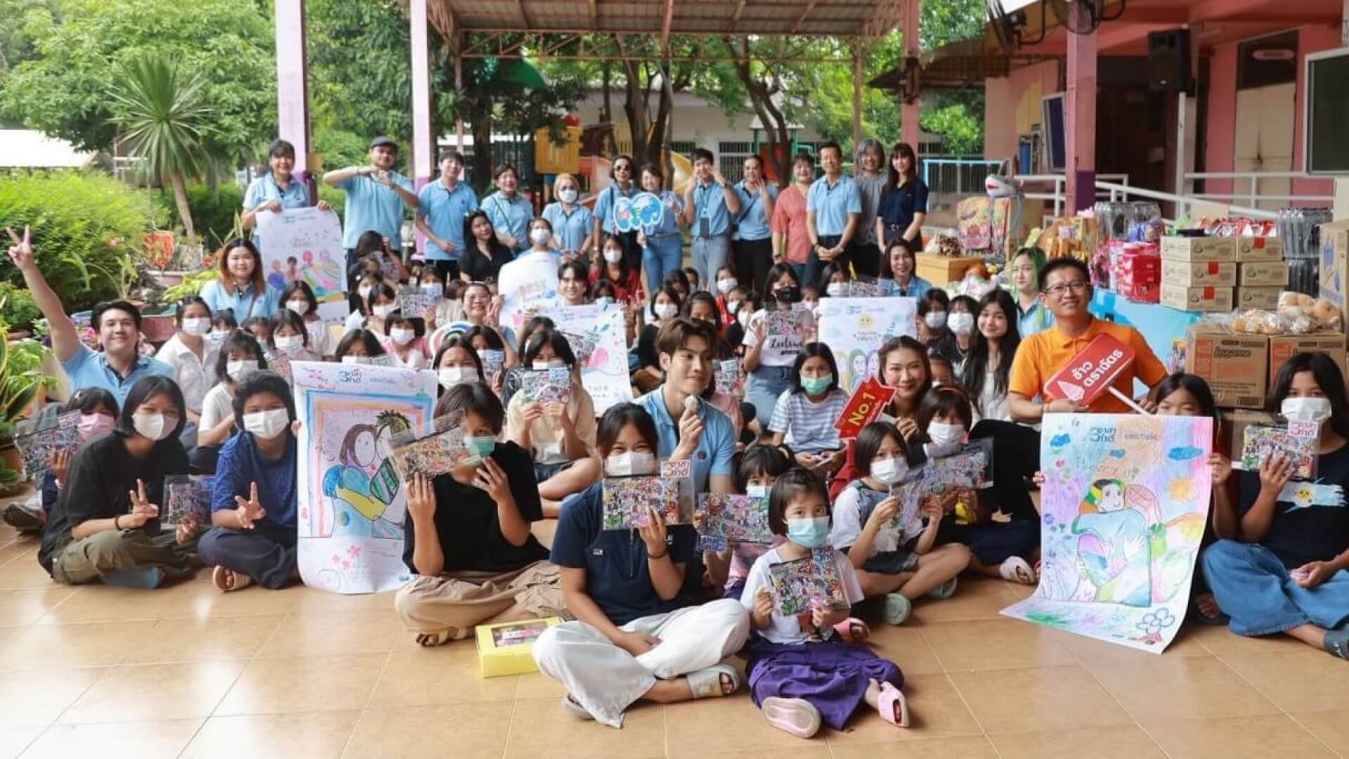 ช่อง 3 รวมพลังจิตอาสา เติมรอยยิ้มและความหวังให้น้อง ๆ ในกิจกรรม ปันความสุขแลกรอยยิ้ม ครั้งที่ 2