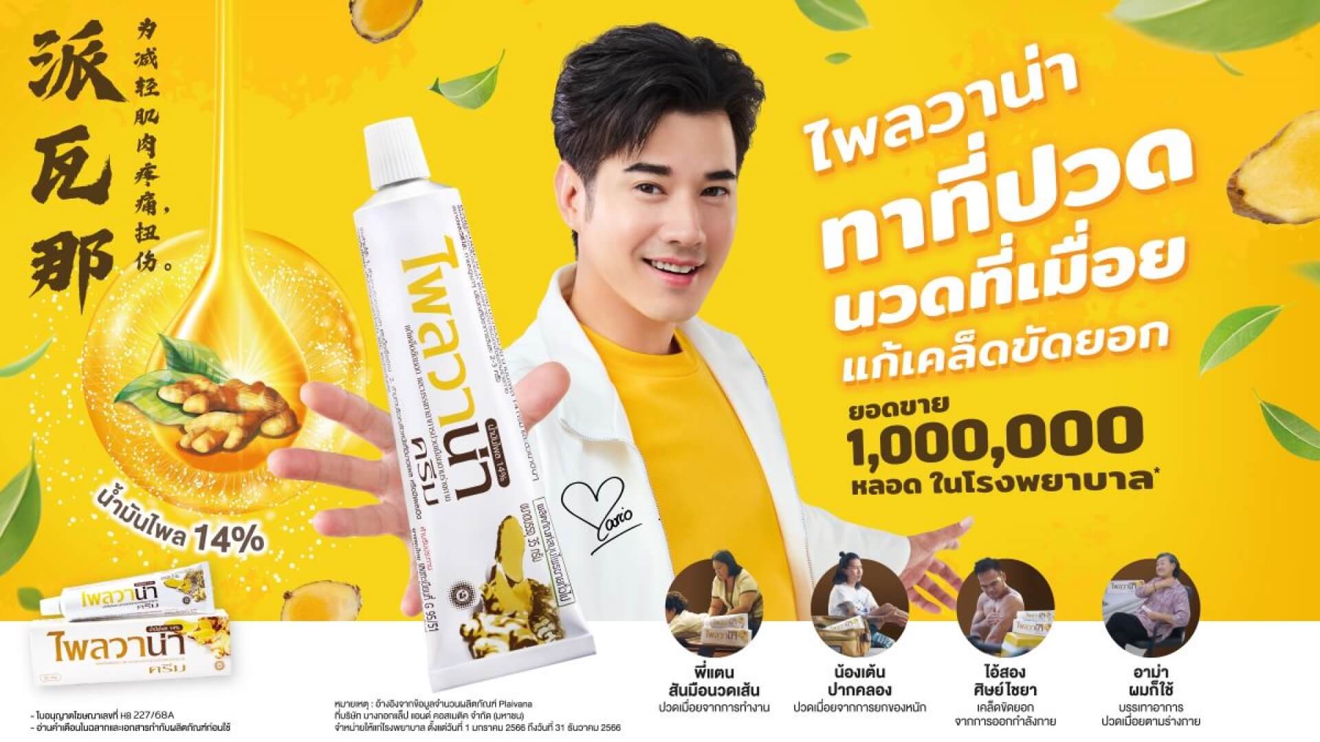 บางกอก ดรัก ดัน ‘ไพลวาน่า’ เข้าตลาดสมุนไพรไทยบรรเทาปวดเมื่อย ดึง 'มาริโอ้' เป็นพรีเซ็นเตอร์  ถ่ายทอดไลฟ์สไตล์คนรุ่นใหม่ดูแลตัวเองด้วยสมุนไพร